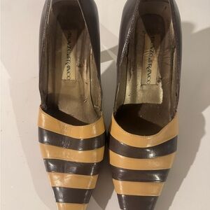 Brown and Tan Women's Loafers